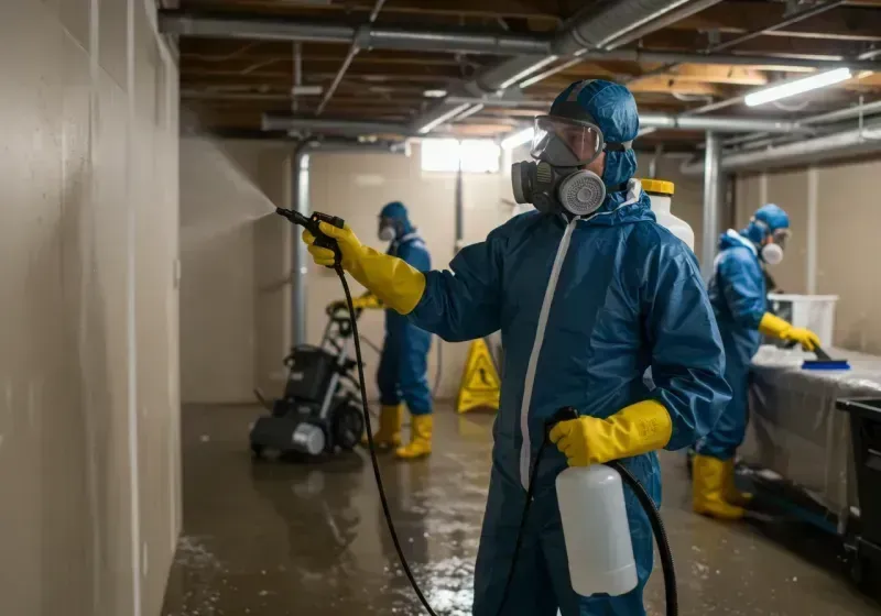 Basement Sanitization and Antimicrobial Treatment process in Benkelman, NE